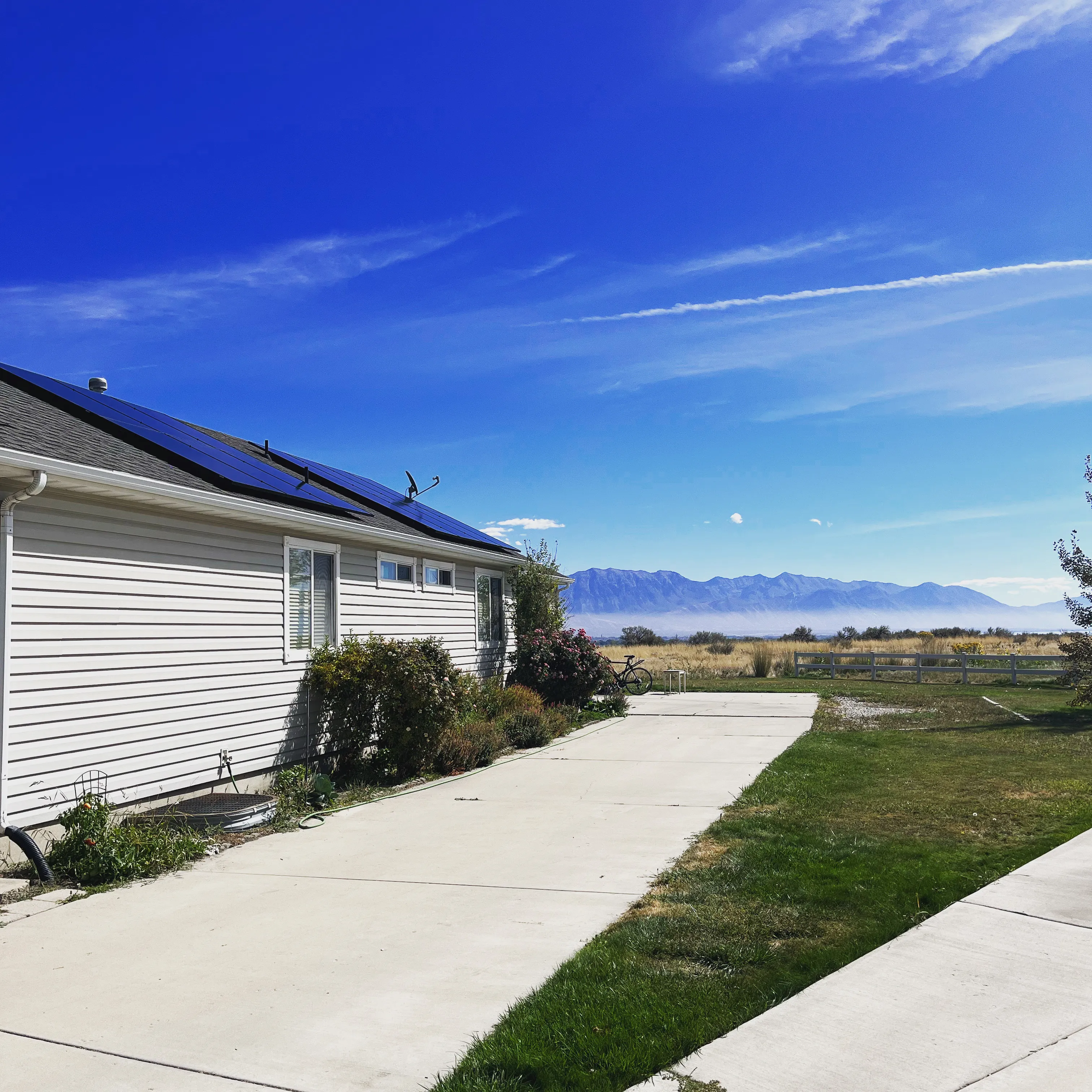 Solar panel installation on a home in Eagle Mountain, Utah